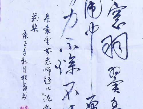 感谢李桂茂老师（墨宝）